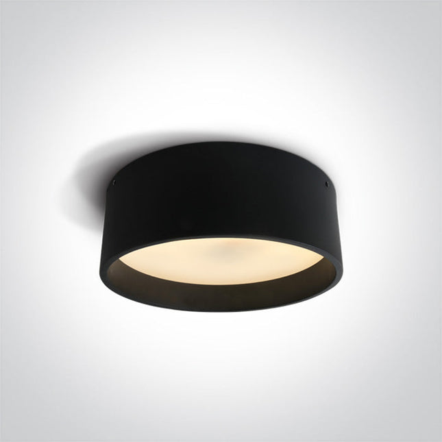 ONE Light | 67438/B/W BLACK PLAFO LED 40W WW IP20 230V - OEM NORDIC - Quality Parts Distribution