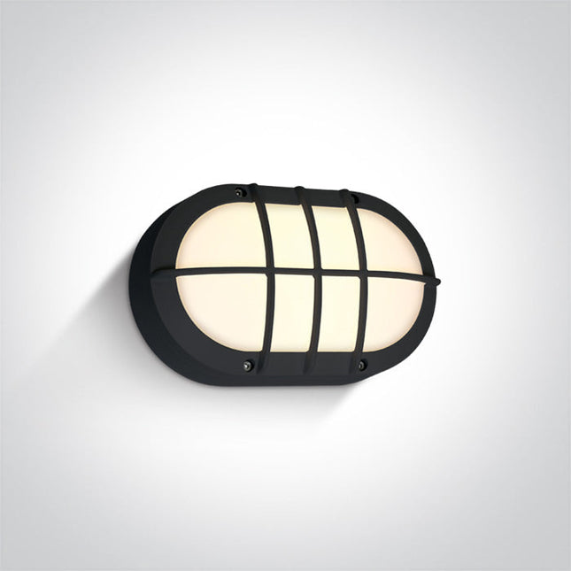 ONE Light | 67442C/B/W BLACK LED WALL LIGHT 10W WW IP54 230V - OEM NORDIC - Quality Parts Distribution