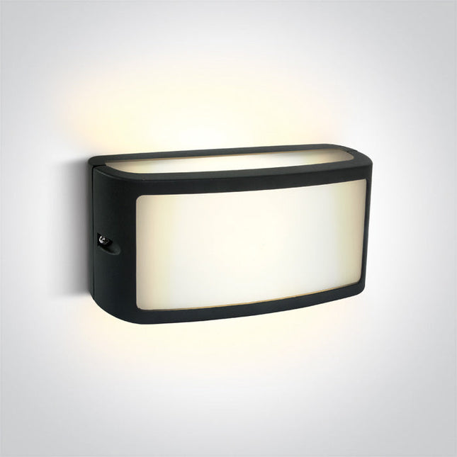 ONE Light | 67474A/AN/W ANTHRACITE LED WALL LIGHT 10W WW IP54 230V - OEM NORDIC - Quality Parts Distribution