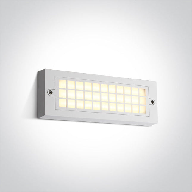 ONE Light | 67502C/W/W WHITE LED WALL LIGHT 6W WW IP65 230V - OEM NORDIC - Quality Parts Distribution