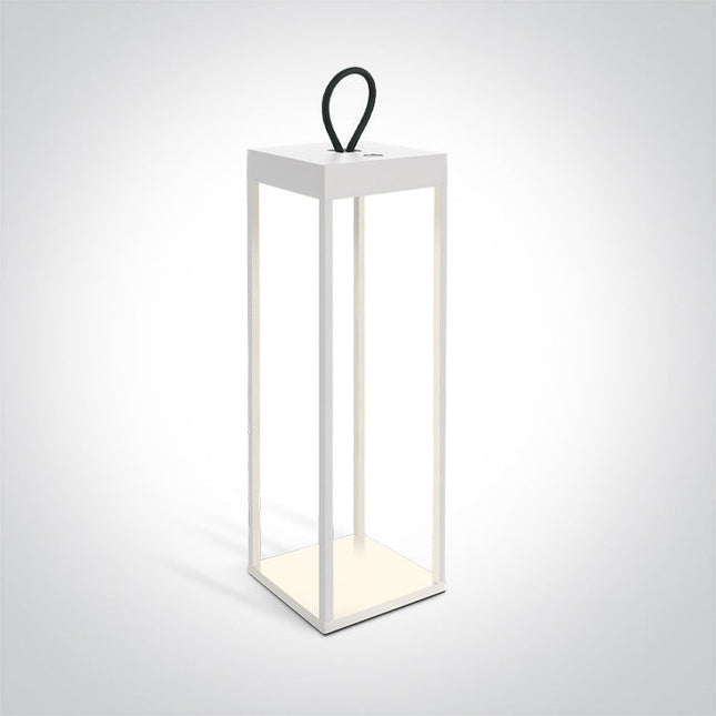 ONE Light | 67530B/W WHITE LED 2,2W CCTV RECHARGEABLE USB IP65 DIMMABLE - OEM NORDIC - Quality Parts Distribution