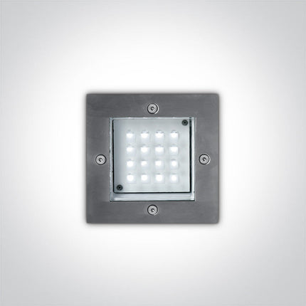 ONE Light | 68001/BL S/STEEL WALL RECESSED BL 1,6w IP54 230v - OEM NORDIC - Quality Parts Distribution