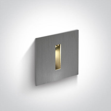 ONE Light | 68004/AL/W ALUMINIUM RECESSED 3W WW DARK LIGHT IP54 350mA - OEM NORDIC - Quality Parts Distribution
