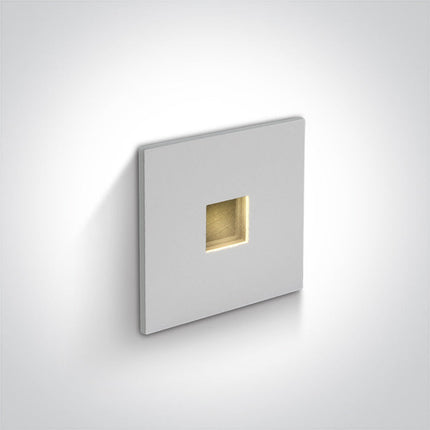 ONE Light | 68004A/W/W WHITE RECESSED 1W WW DARK LIGHT IP54 350mA - OEM NORDIC - Quality Parts Distribution