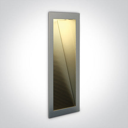 ONE Light | 68008/G/W GREY WALL REC WW 1w/350mA IP20 - OEM NORDIC - Quality Parts Distribution
