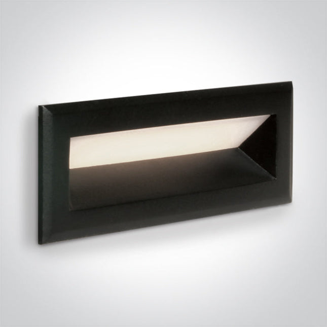 ONE Light | 68080B/B/W BLACK IP65 LED 3W WW 230V - OEM NORDIC - Quality Parts Distribution