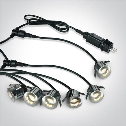 ONE Light | 69002A/W 6pcs BLACK DECKING SET SS316 LED IP67 WW 230V - OEM NORDIC - Quality Parts Distribution