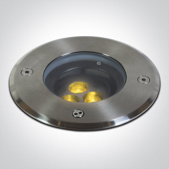 ONE Light | 69074A/W SS316L IP67 INGROUND ADJUSTABLE 3x1,5W WW 36deg 230V DARK LIGHT - OEM NORDIC - Quality Parts Distribution