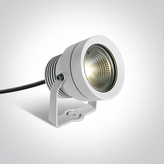 ONE Light | 7047/W/W WHITE LED 20W WW 50d IP65 SPIKE 230V - OEM NORDIC - Quality Parts Distribution