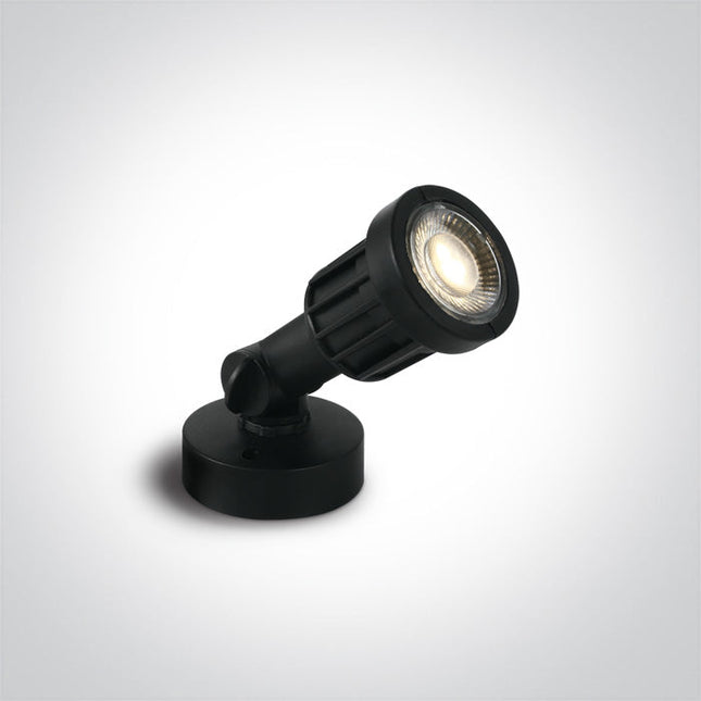 ONE Light Spotlight 5W 400lm 3000K CRI80 38° IP65 Black 7070/W