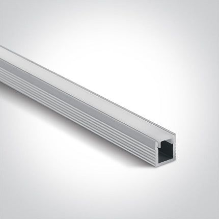 ONE Light | 7901/AL PROFILE 2m FOR 5mm STRIPS + PC OPAL DIFFUSER - OEM NORDIC - Quality Parts Distribution