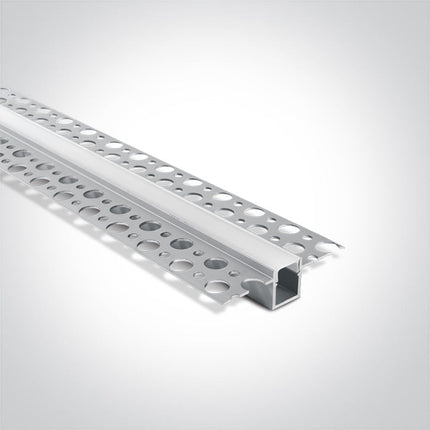 ONE Light | 7901TR/AL TRIMLESS PROFILE 2m FOR 10mm STRIPS + PC OPAL DIFF - OEM NORDIC - Quality Parts Distribution