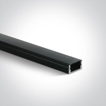 ONE Light | 7902/B/B BLACK PROFILE 2m + PC Black diffuser - OEM NORDIC - Quality Parts Distribution