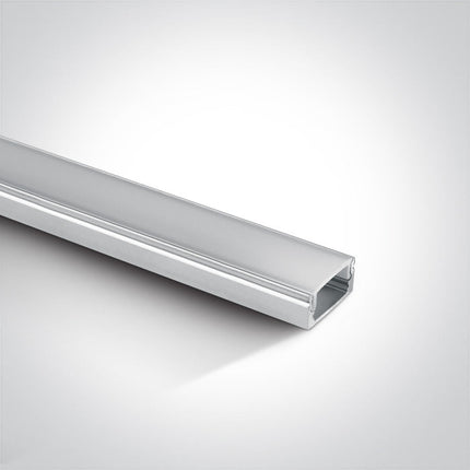 ONE Light | 7902/W WHITE PROFILE 2m + PC opal diffuser - OEM NORDIC - Quality Parts Distribution