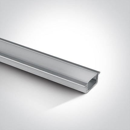 ONE Light | 7902R/AL RECESSED PROFILE 2m + PC opal diffuser - OEM NORDIC - Quality Parts Distribution