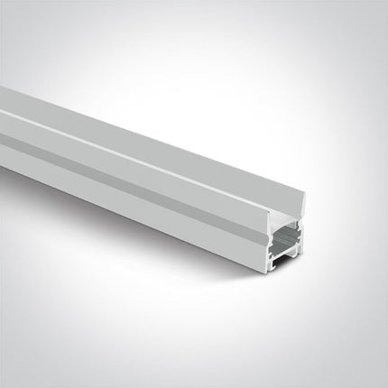 ONE Light | 7903/W WHITE PROFILE 2m + PC Opal diffuser DARK LIGHT - OEM NORDIC - Quality Parts Distribution