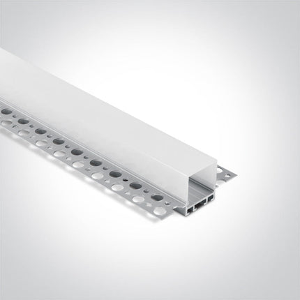 ONE Light | 7904ATR/AL TRIMLESS PROFILE 2m FOR 20mm STRIPS PC OPAL DIFFUSER - OEM NORDIC - Quality Parts Distribution