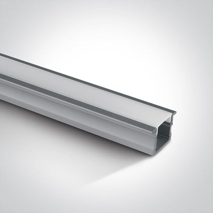 ONE Light | 7904R/AL RECESSED PROFILE 2m + PC opal diffuser - OEM NORDIC - Quality Parts Distribution