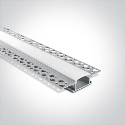 ONE Light | 7904TR/AL TRIMLESS PROFILE 2m FOR 20mm STRIPS + PC OPAL DIFF - OEM NORDIC - Quality Parts Distribution