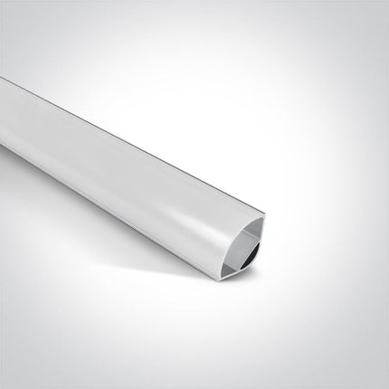 ONE Light | 7908/AL TRIANGLE PROFILE 2m + PC opal diffuser - OEM NORDIC - Quality Parts Distribution