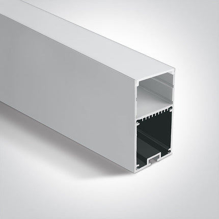 ONE Light | 7910/W WHITE PROFILE 2m + PC OPAL DIFFUSER - OEM NORDIC - Quality Parts Distribution