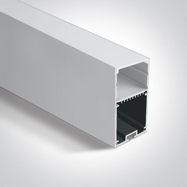 ONE Light | 7910/W WHITE PROFILE 2m + PC OPAL DIFFUSER - OEM NORDIC - Quality Parts Distribution
