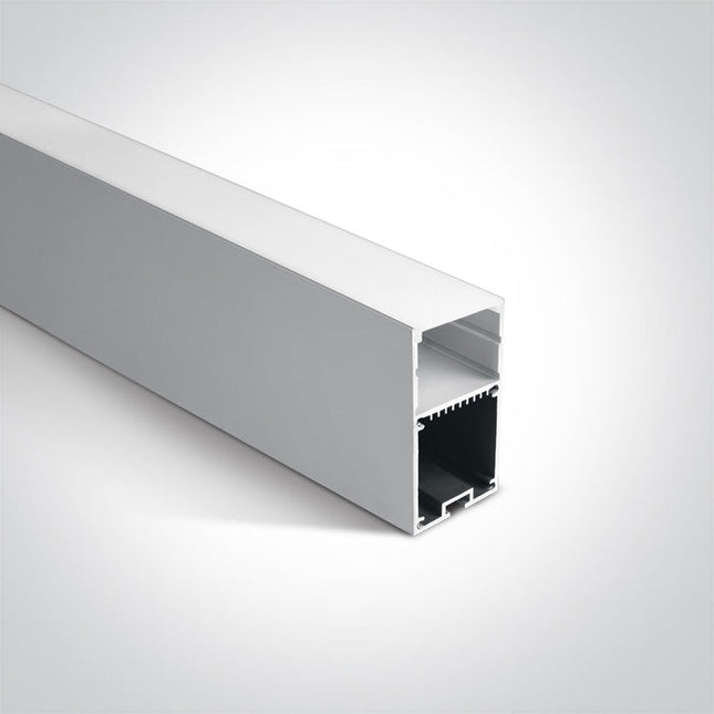 ONE Light | 7910/AL PROFILE 2m + PC OPAL DIFFUSER - OEM NORDIC - Quality Parts Distribution