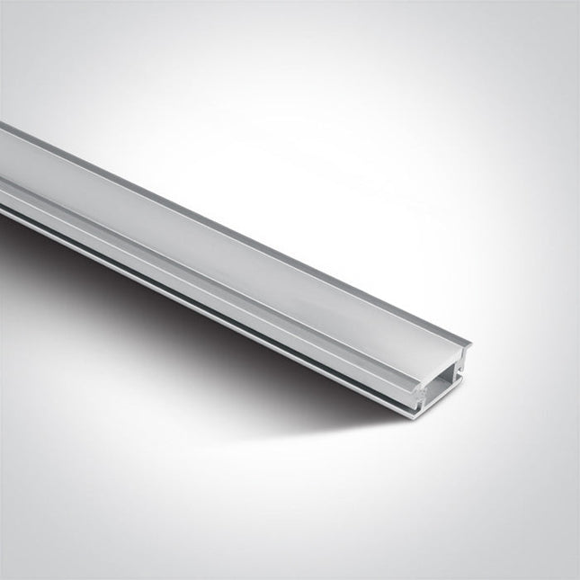 ONE Light | 7914R/AL INGROUND PROFILE 2m + 3mm PC opal diffuser IP67 - OEM NORDIC - Quality Parts Distribution