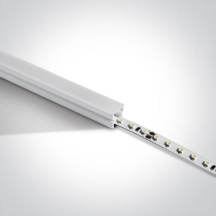 ONE Light | 7918/W WHITE IP68 PROFILE 2m + PMMA opal diffuser - OEM NORDIC - Quality Parts Distribution