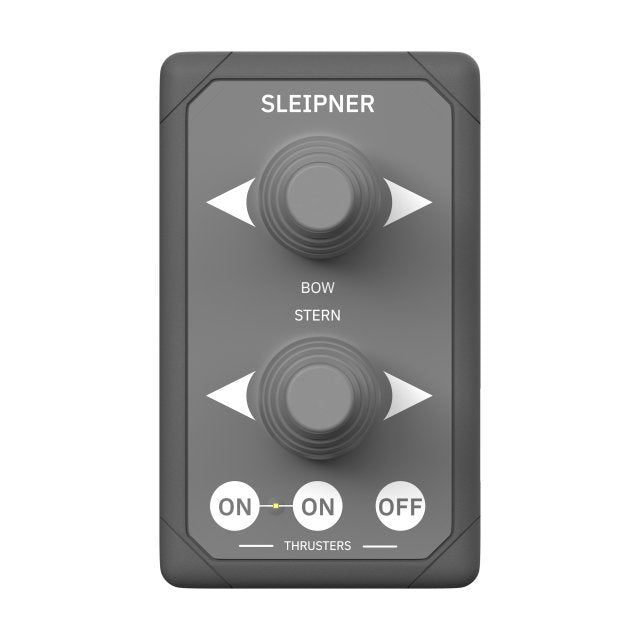 Sleipner | 8940 G Side-Power Dual Joystick Control Panel (Grey) 12V/24V - OEM NORDIC - Quality Parts Distribution