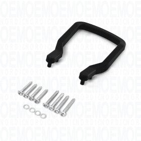 108879 REMA DIN 160 A handle grey, bended with 4 screws; acid resistant (95066/65) - OEM NORDIC - Quality Parts Distribution
