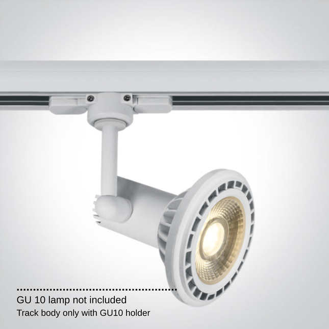 ONE Light | 65118AT/W WHITE GU10 R111 TRACK SPOT 50W