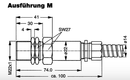 Jaquet Speed Sensor DSE 2220 MTZ (5m) (MPN: 304Z-03029) - OEM NORDIC - Quality Parts Distribution