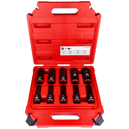 Socket Set | Milwaukee 1/2in SHW DEEP 10PC - OEM NORDIC - Quality Parts Distribution