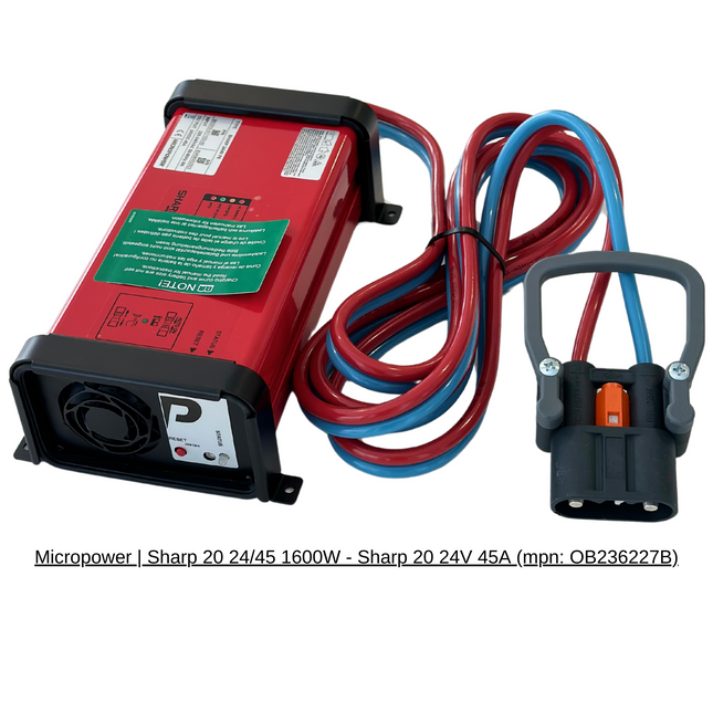 Micropower | Sharp 20 24V/45A 1600W + MRC 160/3M/16MM, MPN: OB236227B - OEM NORDIC - Quality Parts Distribution