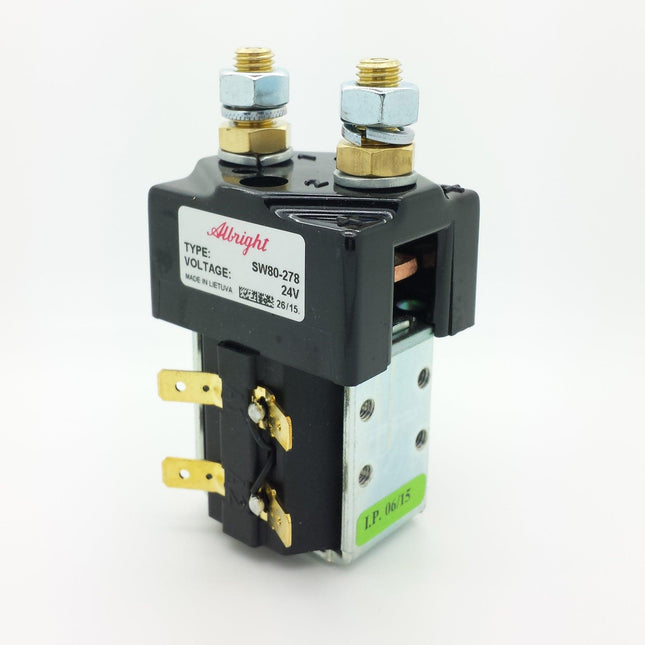 SW80-278 Albright 100A 24V INT 1-pole 1-throw Contactor - OEM NORDIC - Quality Parts Distribution