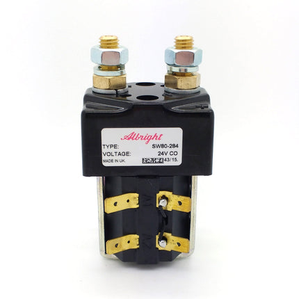 Albright SW80-284 DC Contactor 100A 24V – Continuous Duty