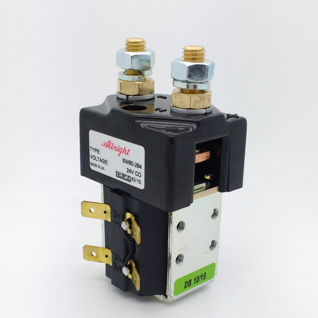 Albright SW80-284 DC Contactor 100A 24V – Continuous Duty
