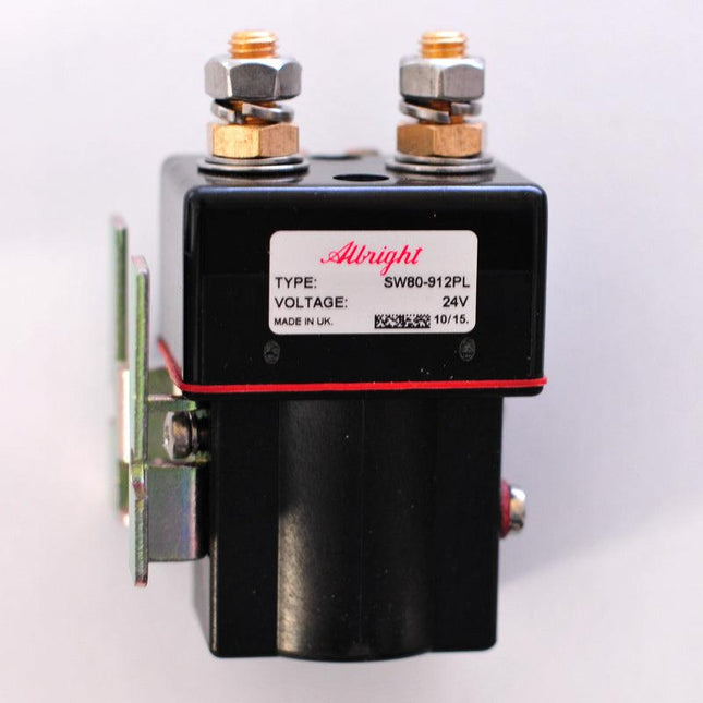 SW80-912PL Albright 100A / 125A 24V INT 1-pole 1-throw Contactor - OEM NORDIC - Quality Parts Distribution
