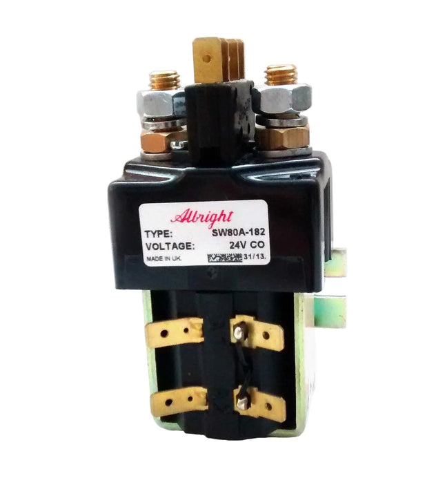 SW80A-182 Albright 125A 24V CO 1-pole 1-throw Contactor - OEM NORDIC - Quality Parts Distribution