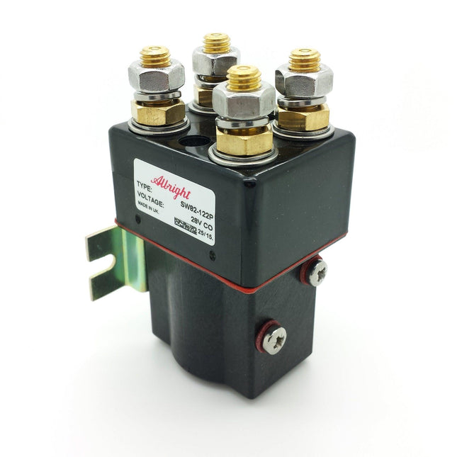 SW82-122P Albright 100A 28V CO 2-pole 1-throw Contactor - OEM NORDIC - Quality Parts Distribution