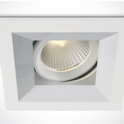 ONE Light | 51112H/W/W WHITE LED 12W WW 60deg 230V ADJUSTABLE