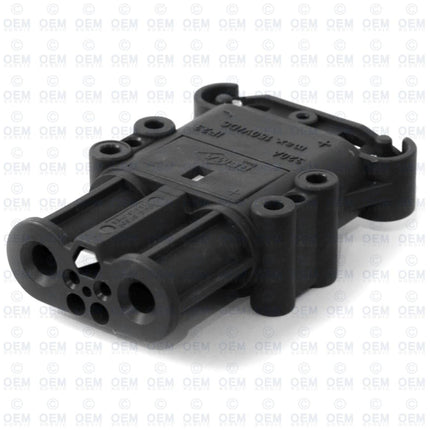 REMA BATTERY CONNECTOR DIN 320, SOCKET with contacts, Battery Acid Resistant Housing - OEM NORDIC - Quality Parts Distribution