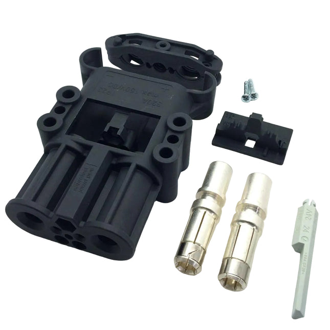 REMA BATTERY CONNECTOR DIN 320, SOCKET with contacts, Battery Acid Resistant Housing - OEM NORDIC - Quality Parts Distribution