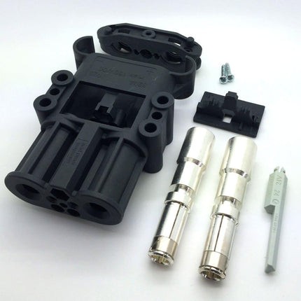 REMA BATTERY CONNECTOR DIN 320, SOCKET with contacts, Battery Acid Resistant Housing - OEM NORDIC - Quality Parts Distribution