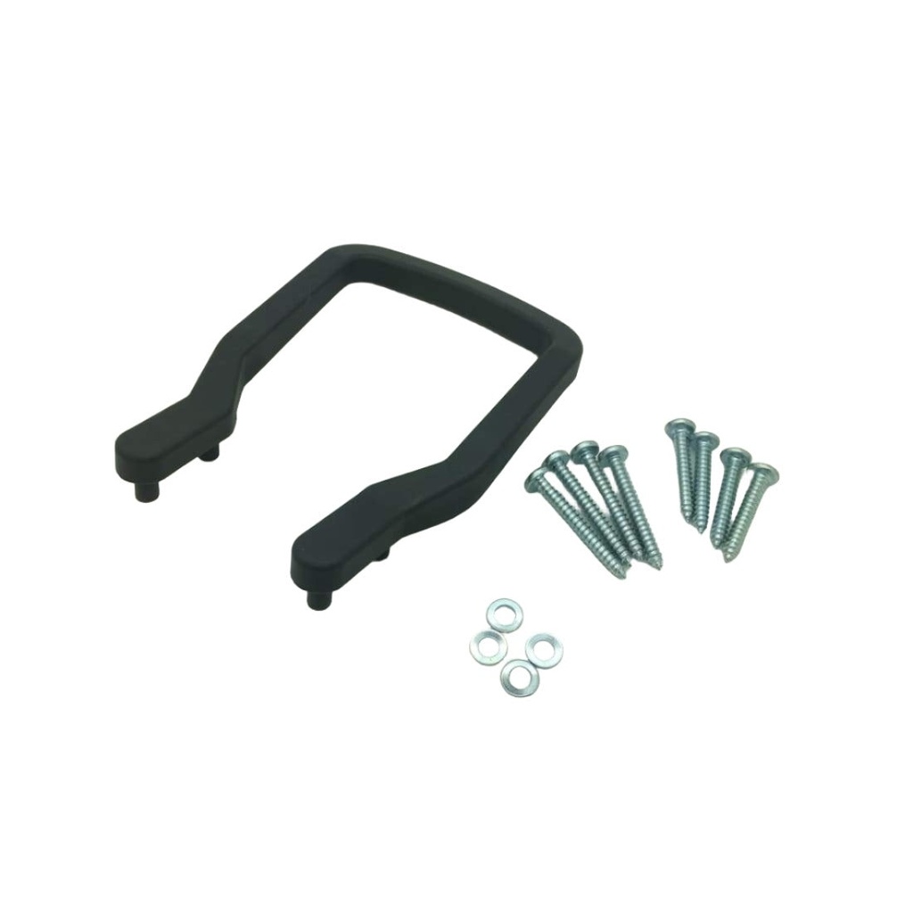 REMA 108599/7506663 DIN 160/ 320 A handle black - bended - with 8 screws for DIN 160/ 320