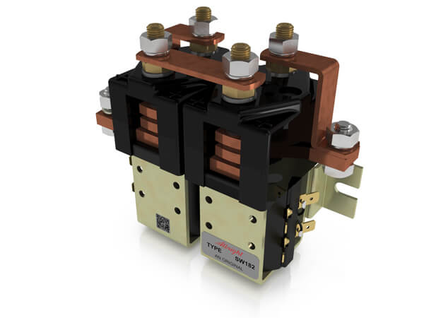 SW182B-1 Albright 150A/150A 12V DC - Int - 2 x SW181) Motor Reversing Contactor