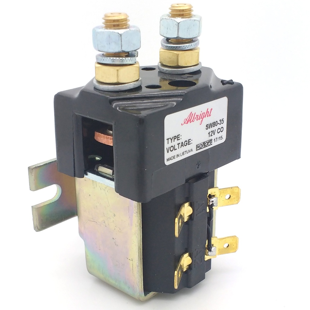 SW80-3 Albright 100A/125A 12V INT 1-pole 1-throw Contactor