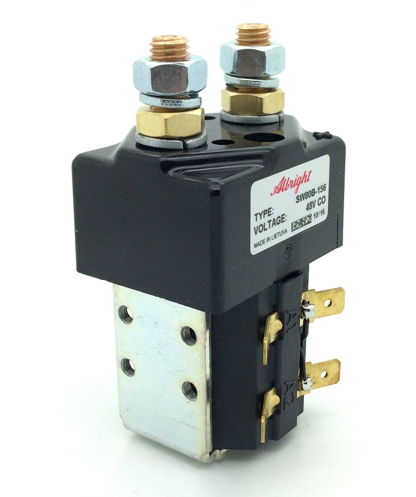 SW80B-156 Albright 100A/125A 48V CO 1-pole 1-throw Contactor