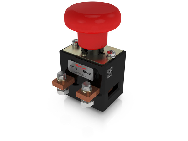 ED250L-1 Albright 250A HD Emergency Stop Switch with Key 48V Max.